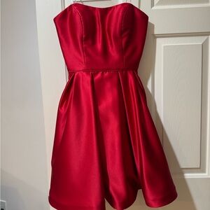 Adam Vibrant Red Dress
